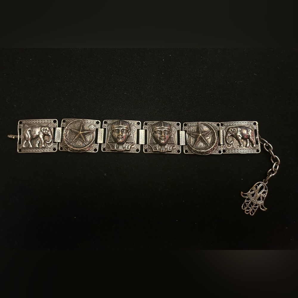 Vintage Turkish Bracelet with Hamsa